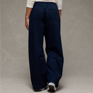 American Eagle Dreamy Draped Low Rise Sweatpants Jeans